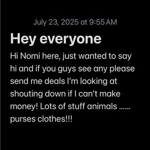 Text Message Screenshot